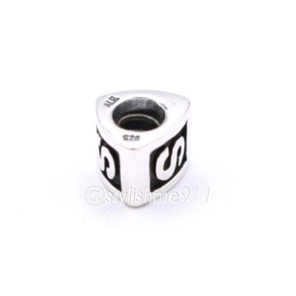 Authentic PANDORA Alphabet Letter "S" - 790323S - Picture 8 of 9